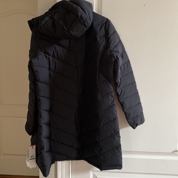 Calvin Klein Women's Chevron Quilting Casual Light Jacket L Black - Picture 7 of 7